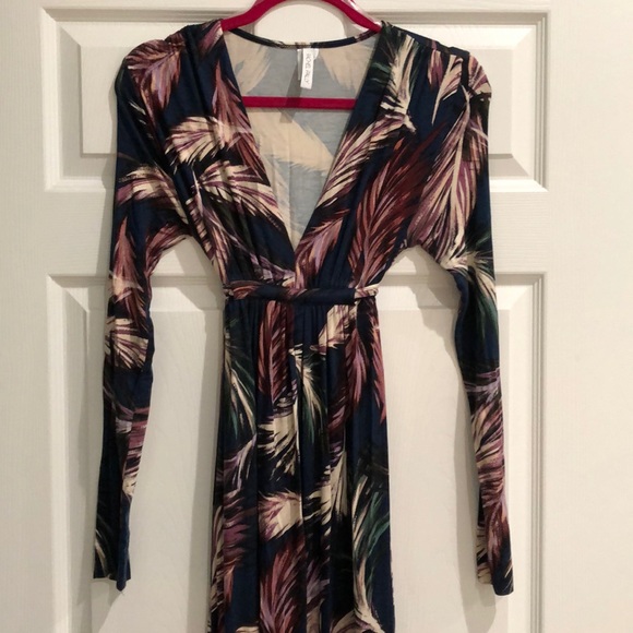 Rachel Pally Caftan Feather Print Dress - Picture 6 of 8